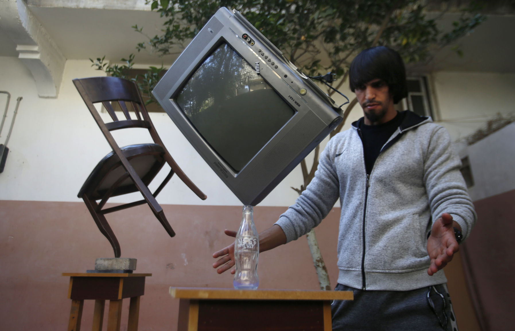 Palestinian Balance Artist